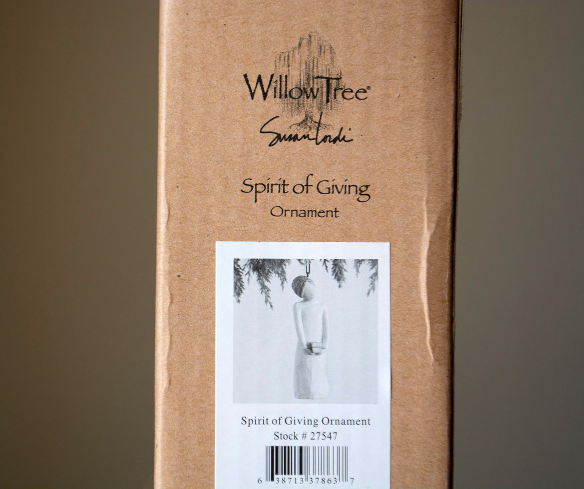 Willow Tree Spirit of Giving Ornament by Susan Lordi – Retired 2015–2018
