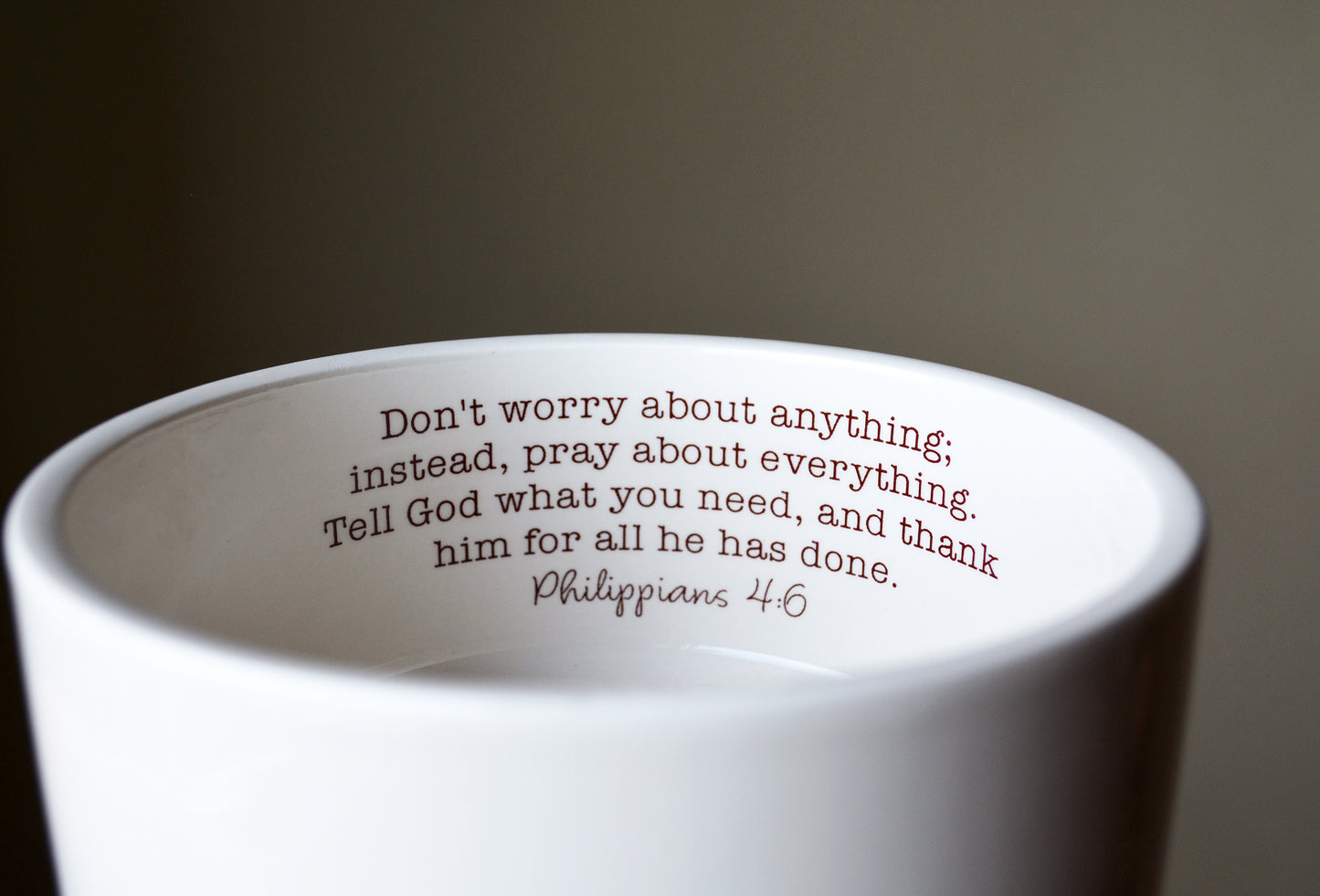 Ceramic Prayer Box with Scripture - Be Still Christian Gift - Bible Verse Encouragement Gift