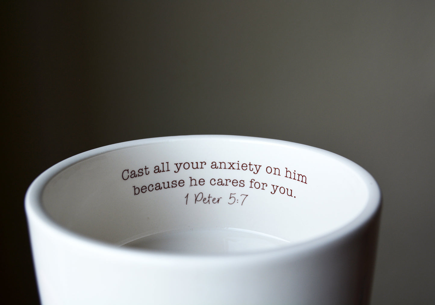 Ceramic Prayer Box with Scripture - Be Still Christian Gift - Bible Verse Encouragement Gift