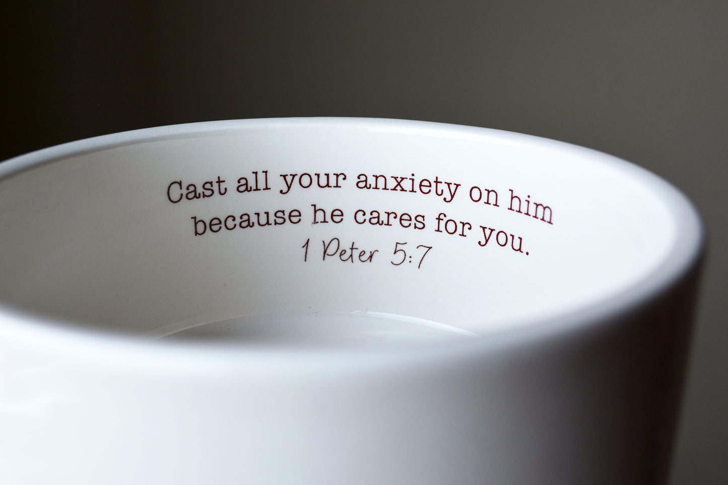 Ceramic Prayer Box with Scripture - Be Still Christian Gift - Bible Verse Encouragement Gift