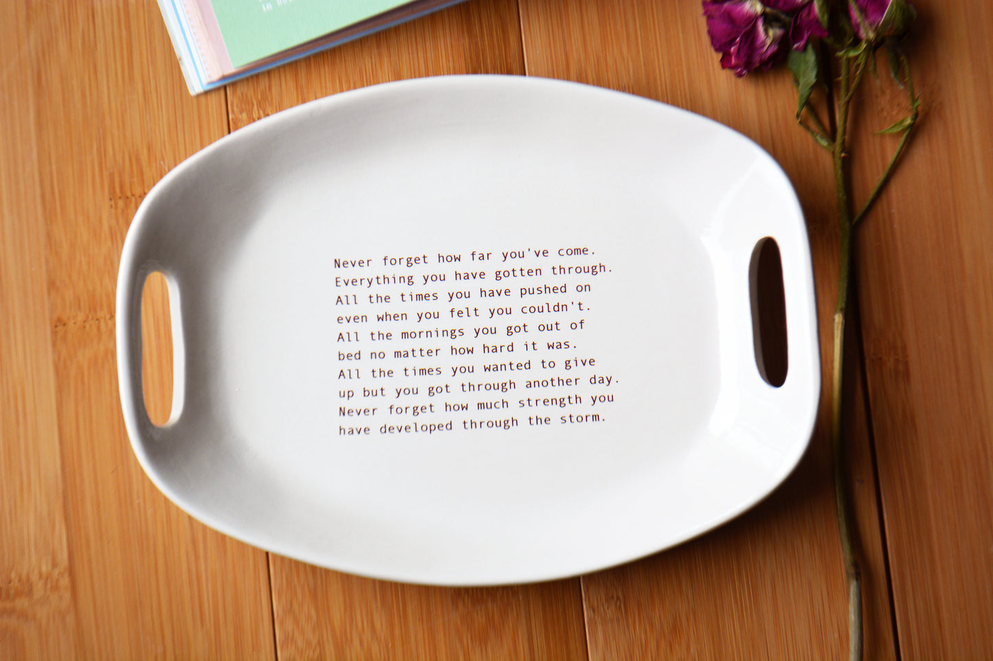 Personalized Cancer Survivor Trinket Dish - Chemotherapy Cancer Recovery Encouragement Gift for Friend, Remission Keepsake