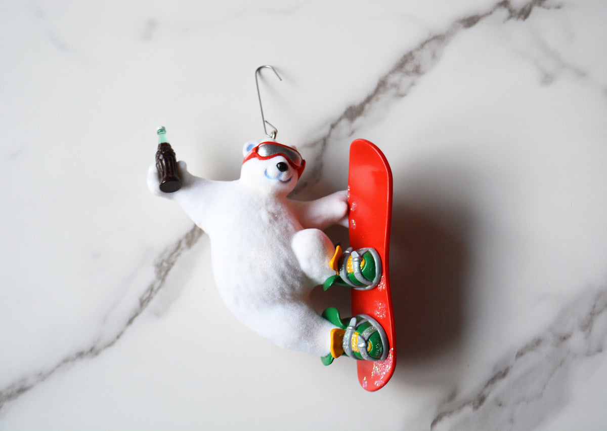2021 Hallmark Keepsake Ornament Cool Sport Coca Cola Polar Bear Vintage Christmas