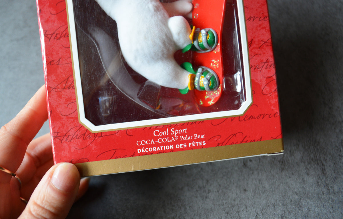 2021 Hallmark Keepsake Ornament Cool Sport Coca Cola Polar Bear Vintage Christmas