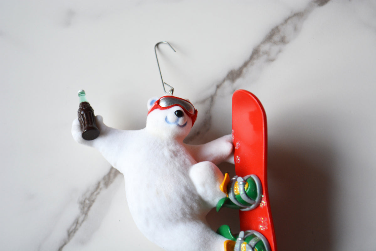 2021 Hallmark Keepsake Ornament Cool Sport Coca Cola Polar Bear Vintage Christmas