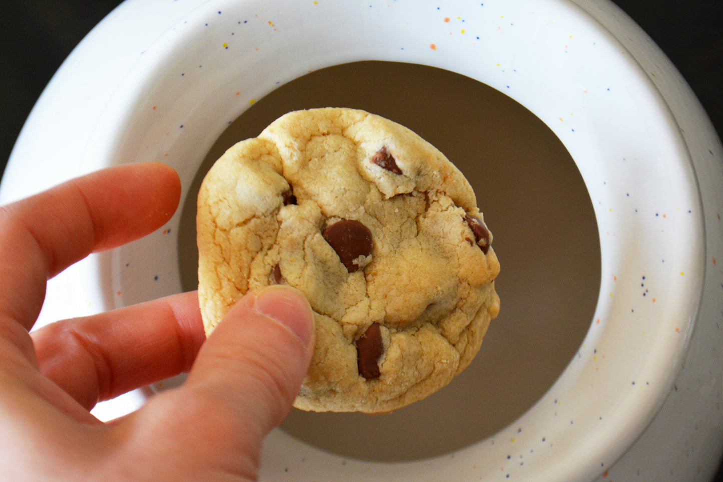 Personalized Round Ceramic Kitchen Cookie Jar with Colored Lid