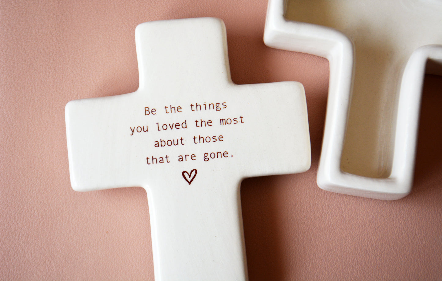 Personalized Religious Cross Keepsake Box - Baptism, Confirmation, Memorial Gift - Christian Trinket Box