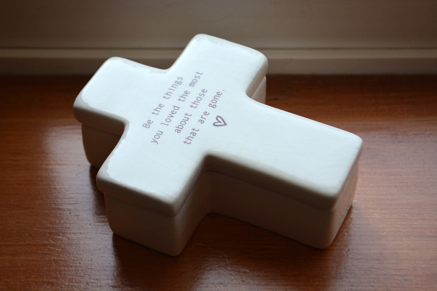 Personalized Religious Cross Keepsake Box - Baptism, Confirmation, Memorial Gift - Christian Trinket Box