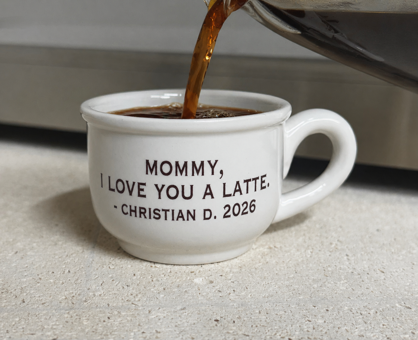 Personalized Ceramic 2 Ounce Espresso cup