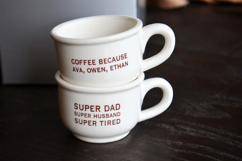 Personalized Ceramic 2 Ounce Espresso cup