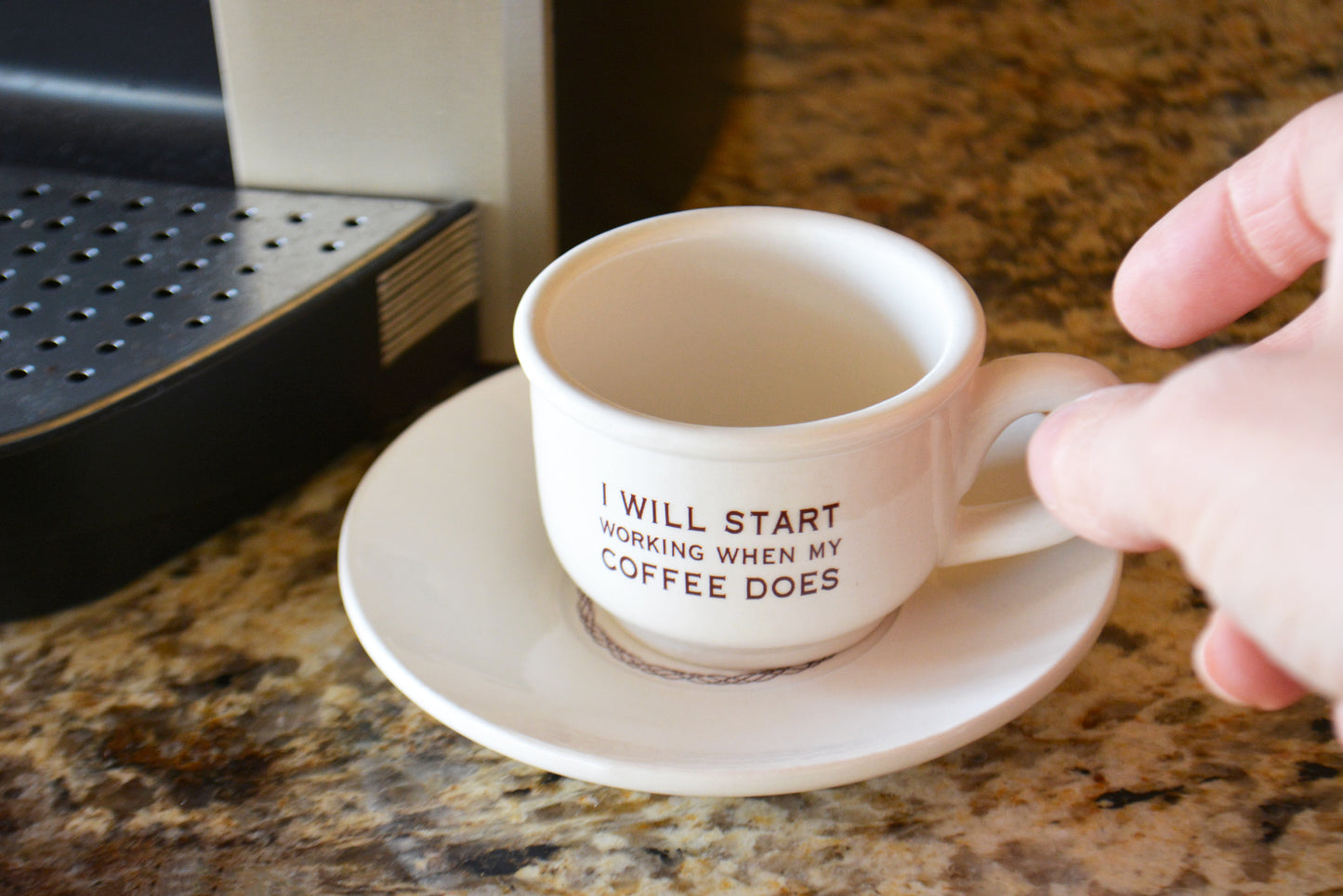 Personalized Ceramic 2 Ounce Espresso cup
