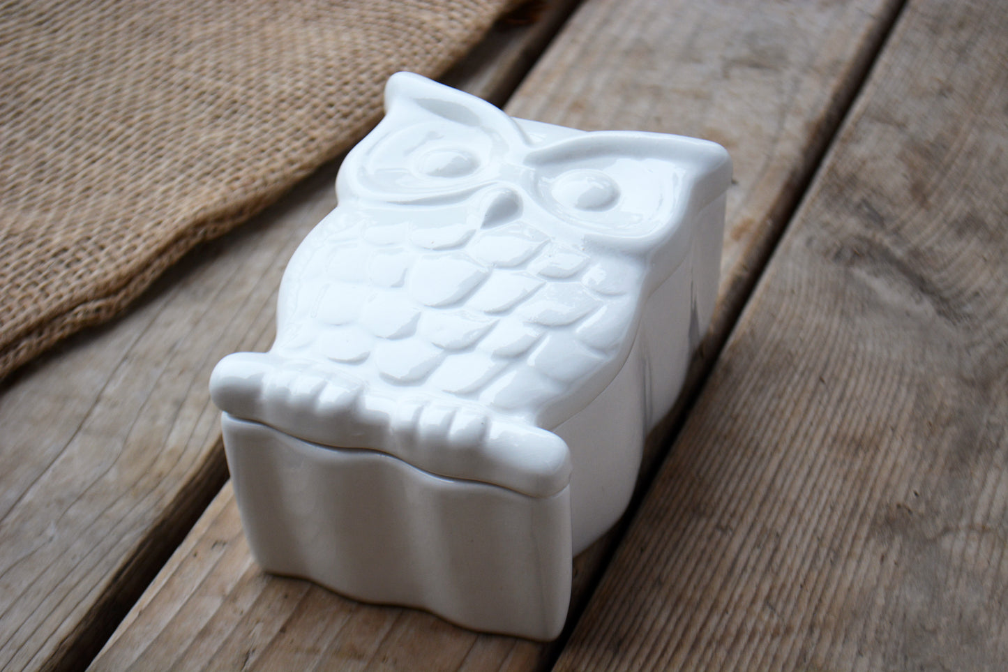 I Love Whoooo You Are Personalized Ceramic Owl Trinket Box - Unique Wedding Anniversary or Birthday Gift