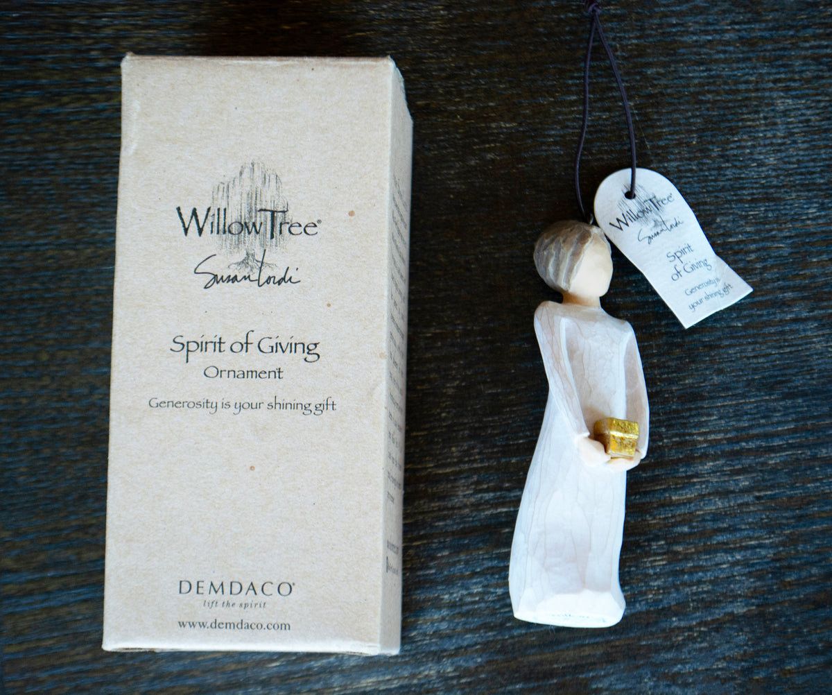 Willow Tree Spirit of Giving Ornament by Susan Lordi – Retired 2015–2018