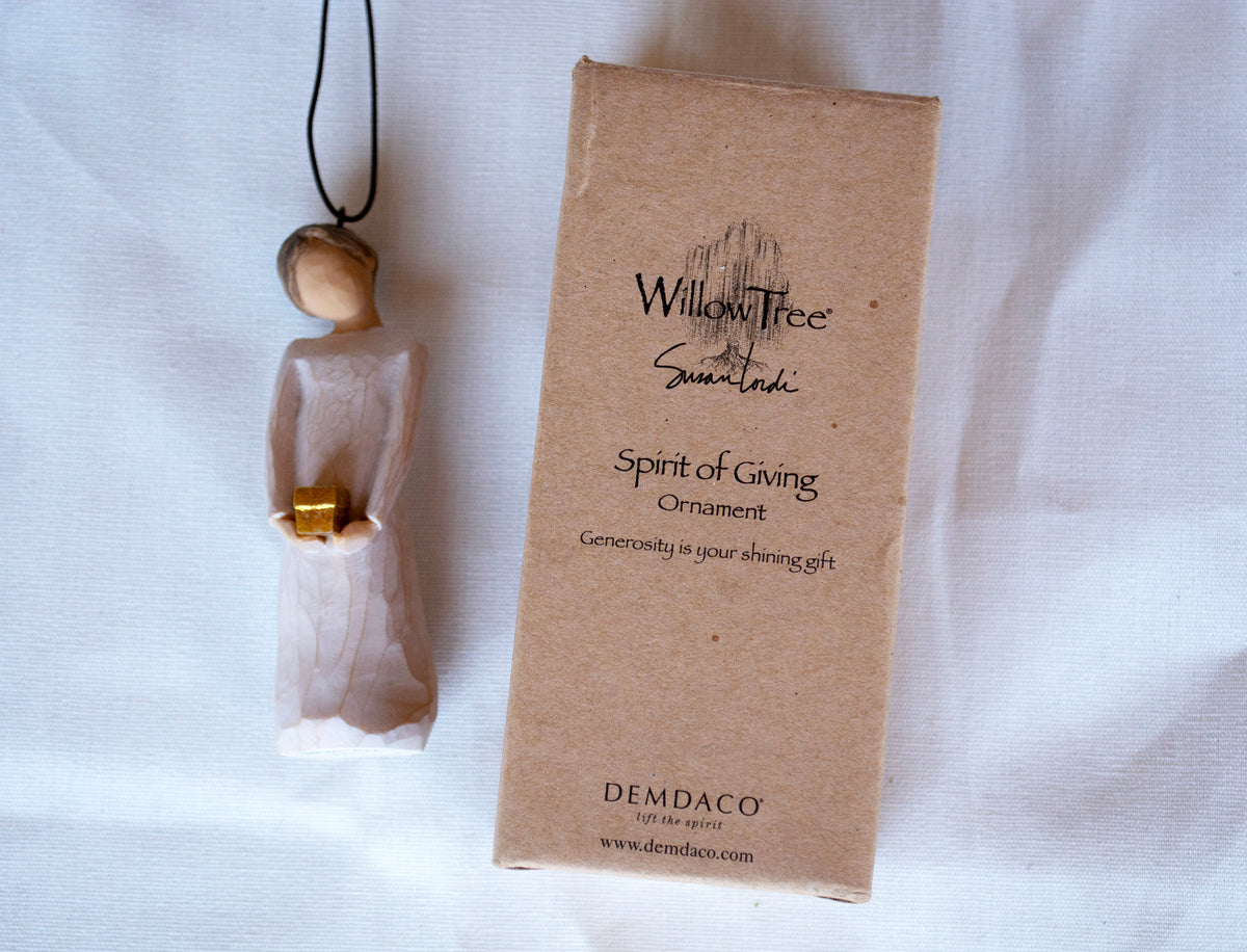 Willow Tree Spirit of Giving Ornament by Susan Lordi – Retired 2015–2018