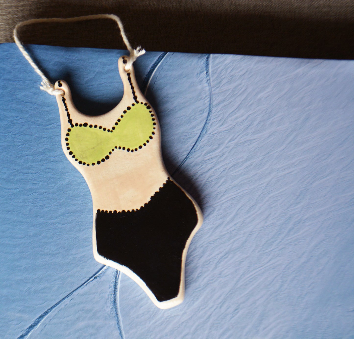 Personalized Swimsuit Ornament - Custom One Piece or Bikini Ornament - Swim Team Swimmer Gift