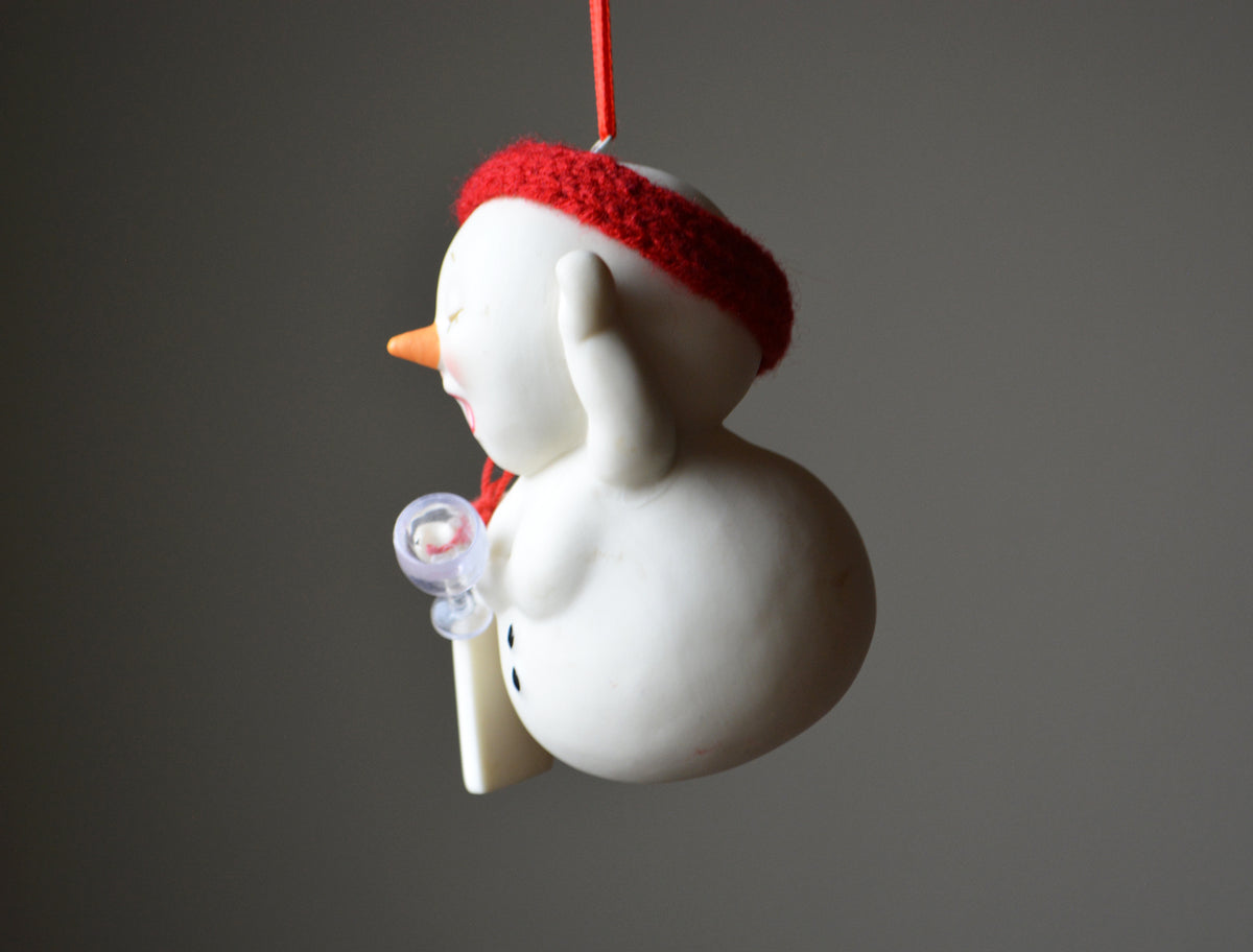 Department 56 Snowpinions “You Had Me at Merlot” Snowman Christmas Ornament 4039417