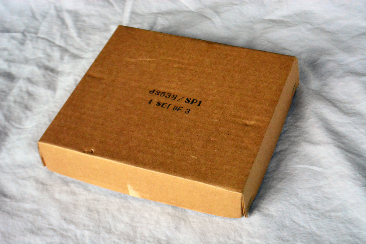 Vintage Wooden Musical Instrument Christmas Ornaments Set of 3 Guitar Violin Mandolin w/ Original Box
