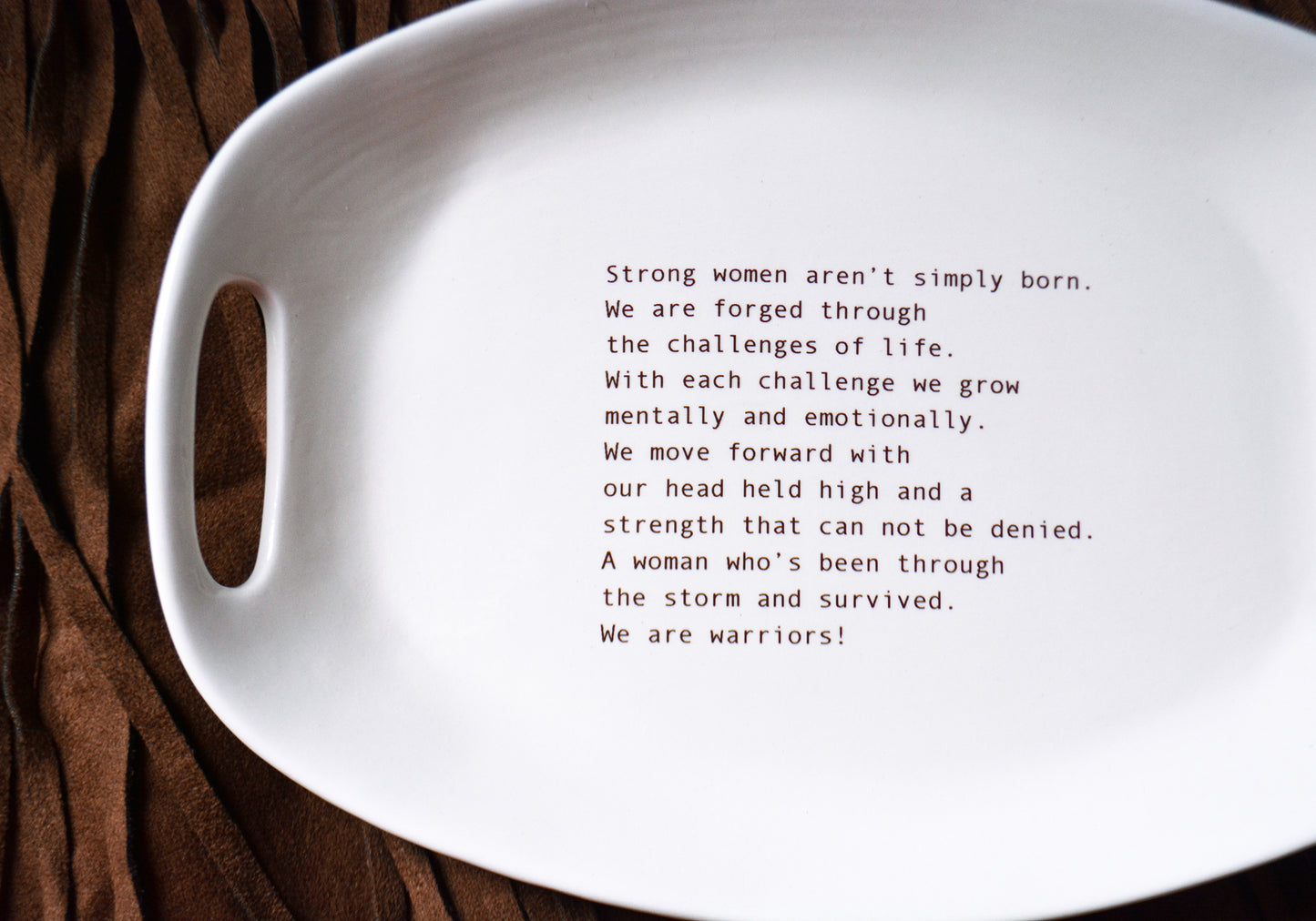 Personalized Cancer Survivor Trinket Dish - Chemotherapy Cancer Recovery Encouragement Gift for Friend, Remission Keepsake