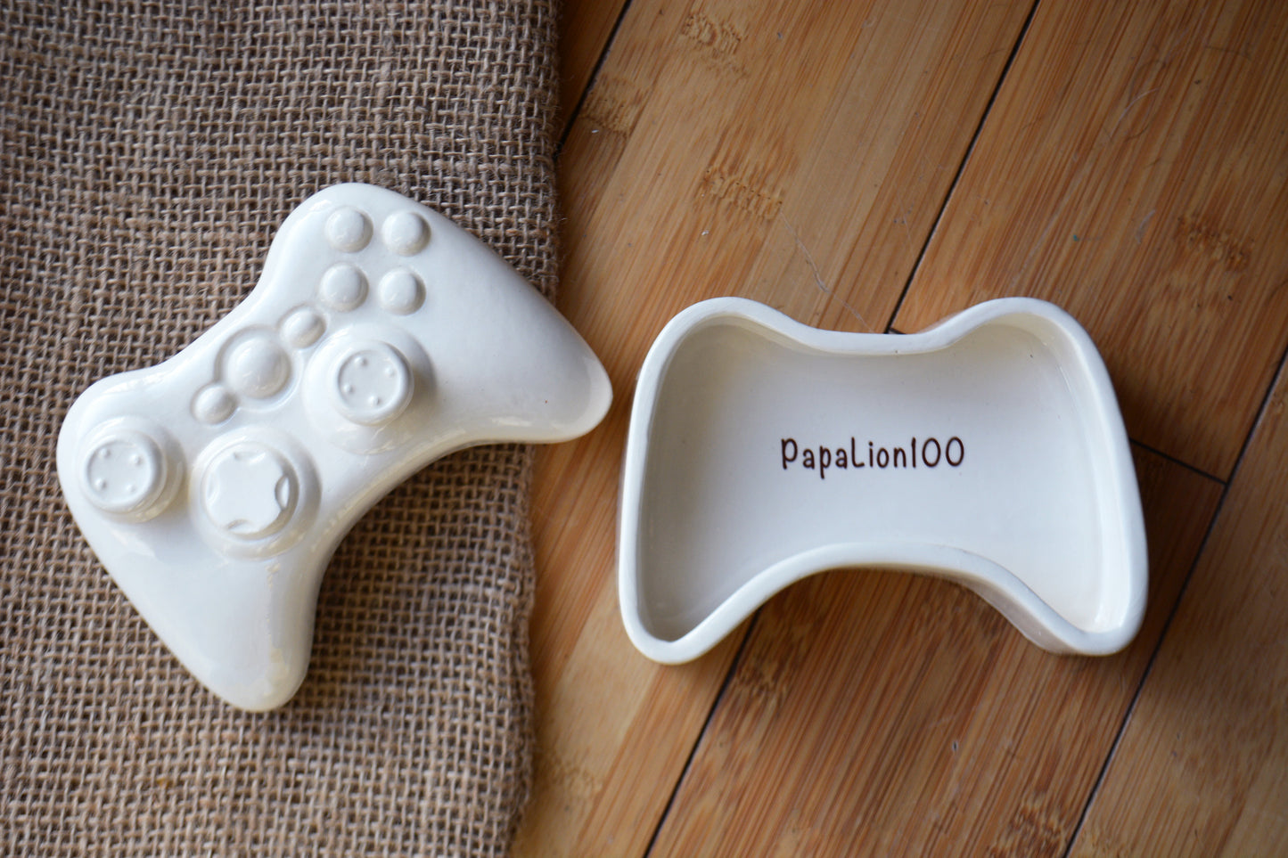 Personalized Xbox Video Game Controller Box - Custom Gamertag Valet Tray and Memory Keepsake